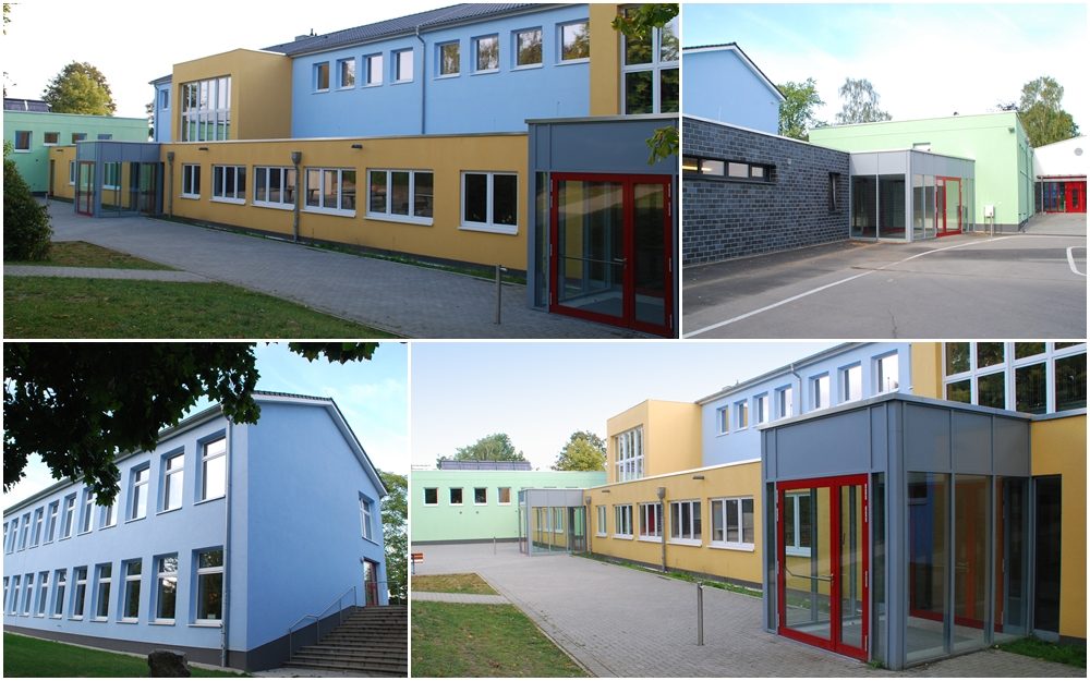 Modernisierung und Fassadenneugestaltung einer Grundschule